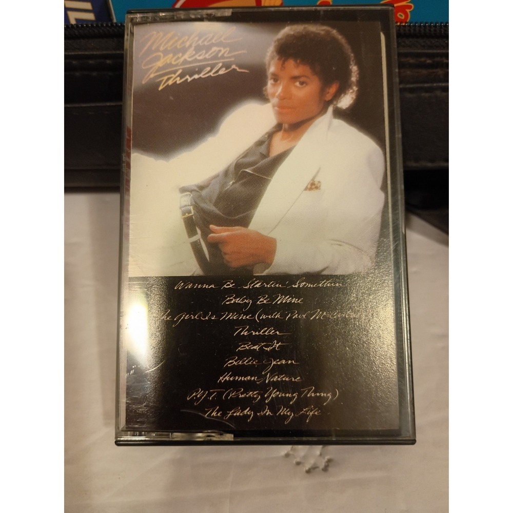 Michael Jackson Thriller Cassette Tape 1982 Epic QET 38112 Vintage Pop Music